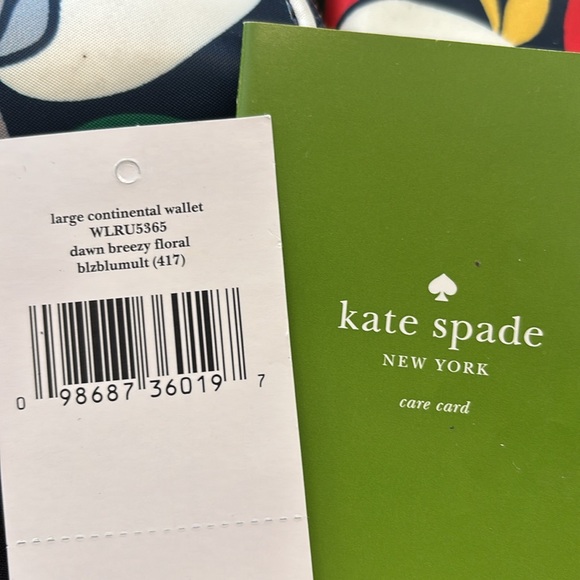 kate spade large continental wallet and small cosmetic bag - Picture 2 of 13